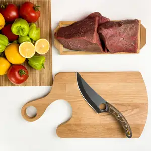 Couteau de chef Werzalit Hole en gros avec gaine en cuir couteaux de cuisine en acier inoxydable de haute qualité meilleur prix couteau 2023