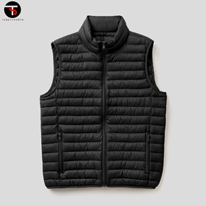 Gilet à bulles d'hiver personnalisé de haute qualité pour hommes Polyester respirant pour gilet confortable par temps froid - Product Image 5