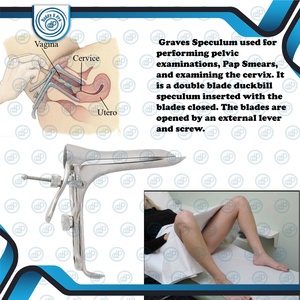 Profesional CE ISO Ginecología Graves Espéculo vaginal Suministro de atención médica para realizar exámenes pélvicos POR DADDY D PRO - Product Image 6