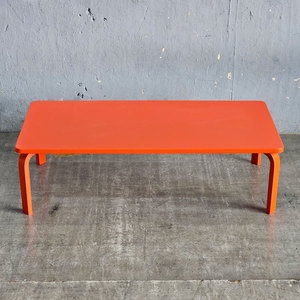 Mesa Preescolar Rectangular de Diseño Minimalista KGD017, 100x50x28cm, Hecha de Madera de Caucho, Varios Colores, para Sentarse en el Suelo al Aire Libre - Product Image 6