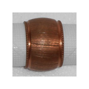 Rond de serviette en céramique luxueux de qualité supérieure en métal moderne de concepteur porte-serviettes martelé en or pour villa et maison - Product Image 6