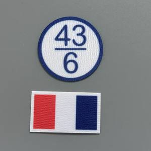 कपड़ों के लिए फैब्रिक लेबल थोक कस्टम पॉलिएस्टर फैब्रिक कढ़ाई सब्लिमेशन ब्लैंक पैच - Product Image 5