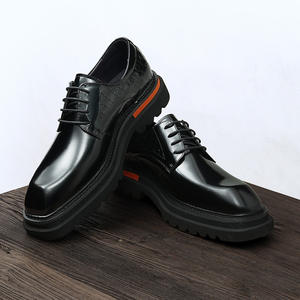 รองเท้าหนังกลับนิ่มแบบ Brogue ขอบเจาะรู พื้นรองเท้าน้ำหนักเบา รองเท้าลำลองสำหรับผู้ชาย รองเท้าแฟชั่น - Product Image 2