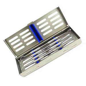 Herramienta de kit de dentista Plugger de punta de oro compuesto Dental con casete de acero inoxidable - Product Image 5