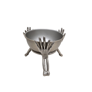 New Design Halloween Decorative Aluminum Skill W/Round Base Black Color for Decoration Customized Handmade Wholesale in Bulk - Product Image 4