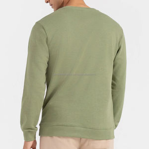 Sweat-shirts pour hommes en polaire lourd 350 g/m², polyester/coton, style streetwear, logo brodé, respirant, séchage rapide, hiver, meilleure vente, décontracté - Product Image 3