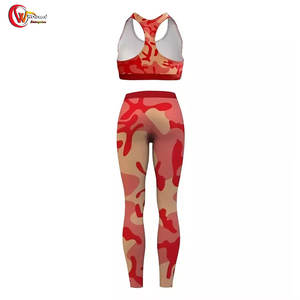 Bajo MOQ Custom Wear Yoga Set Para Mujeres Moda Alta Calidad Tight Fitness Wear Mujeres Yoga Set - Product Image 3
