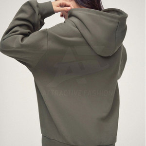 Sudadera con Capucha Holgada para Mujer, Estilo Moderno, Mezcla de Algodón Suave, Ajuste Cómodo y Relajado, Superventas - Product Image 2