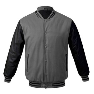 แจ็คเก็ตเบสบอลเลตเทอร์แมนกระดุมสแน็ปคลาสสิกสำหรับผู้ชาย - Product Image 4