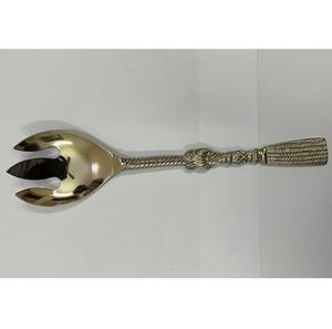 Stainless steel cake server with gold feather handle elegant dessert utensil stylish serving tool premium <b>bakeware</b> cake slicer - Product Image 6