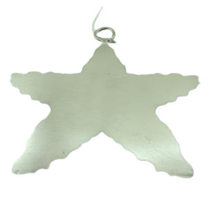 Juego de 3 adornos colgantes de metal de gran tamaño con forma de flor para decoración de pared personalizada - Product Image 6