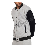 Veste de style streetwear pour homme avec coque en polyester/coton, broderie hivernale, logo personnalisé, design sur mesure, prête à être expédiée