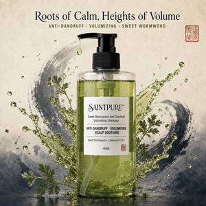 Shampooing Volumisant Anti-Pelliculaire à l'Armoise Douce OEM 400ml, Apaisant le Cuir Chevelu au Cèdre, Sans Sulfate, Marque Privée, Vente en Gros - Product Image 2
