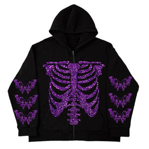 Sudaderas con capucha con estampado de algodón 100% personalizado unisex, sudaderas con capucha suaves y duraderas para la comodidad diaria, sudaderas con capucha de invierno, servicio OEM - Product Image 3