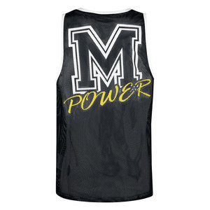 Camiseta sin mangas OEM para hombre que absorbe la humedad, camiseta sin mangas atlética hecha de mezcla de algodón y poliéster para uso físico - Product Image 2