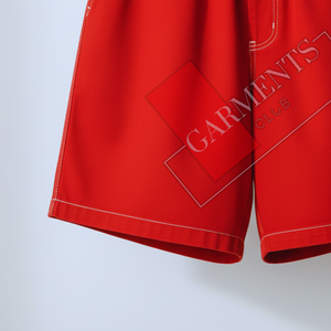 Shorts de sport en coton à séchage rapide pour hommes, cordon de serrage, tricot, léger, respirant, entraînement athlétique, vêtements de sport, OEM/ODM - Product Image 4