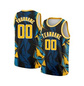 Maillot de basket-ball réversible personnalisé pour hommes, conception double face à haute visibilité pour une performance optimale, uniforme imprimé - Product Image 1
