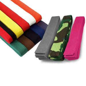 Cinturón de Karate de color sólido de 4cm de ancho con 8 líneas de costura gruesas y duraderas artes marciales y Equipo de Boxeo - Product Image 3