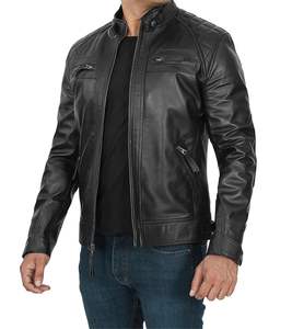 Best Selling <b>Men's</b> Cow Leather <b>Jacket</b> High Quality Long Sleeves Style - Product Image 3