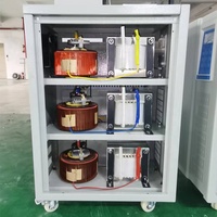 Medis kelas 80KVA tiga fase AC Servo AVR dengan tembaga Winding-380V1 % Output efisiensi tinggi LV/OV/SC perlindungan