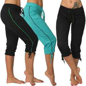 Pantalones elegantes casuales de mujer para viajes diurnos y pantalones de diseño limpio de moda diaria con borde urbano - Product Image 1