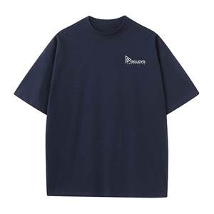 Camiseta Lisa Blanca para Hombre y Mujer, de Algodón, Cómoda, Suave, Informal, Básica, de Manga Corta, con Impresión de Logotipo Personalizado Disponible - Product Image 1