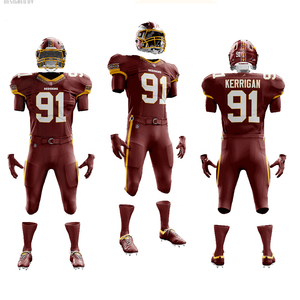 Último Modelo de Ropa Deportiva Americana, Conjunto de 2 Piezas de Uniformes de Fútbol Americano Transpirables con Estampado, Uniformes de Fútbol Americano Elegantes - Product Image 2