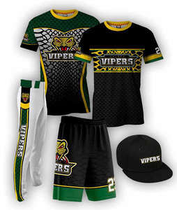 Paquete de béisbol personalizado al por mayor con camisetas y pantalones de béisbol, uniforme de béisbol atlético con ajuste elástico de poliéster 100% - Product Image 2