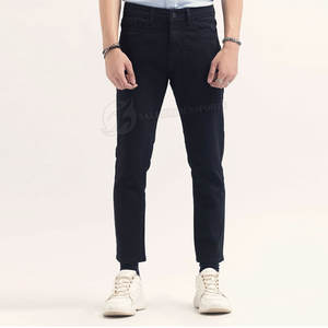 Pantalon en jean slim décontracté pour hommes, vêtements de rue, toile légère, dernière conception, meilleure qualité, motif droit - Product Image 1