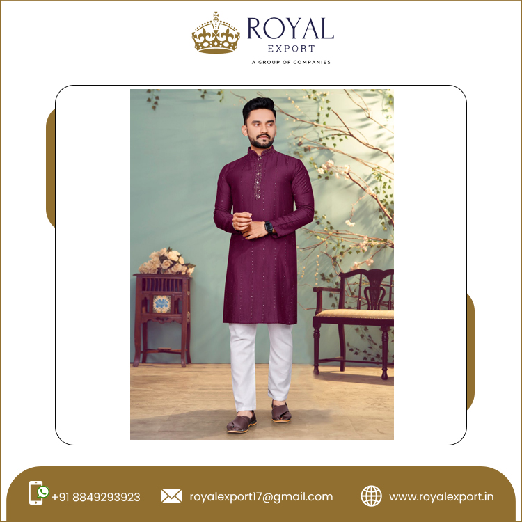 kurta fabric for men