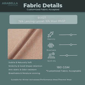 Arabella 2026 Ropa Deportiva <span class=keywords><strong>Mujer</strong></span> Talla Grande Secado Rápido Transpirable Ecológica Sostenible Camiseta Deportiva para Correr - Product Image 4