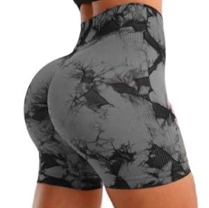 Pantalones cortos deportivos de cintura alta para mujer 2025, pantalones cortos elásticos de Yoga para correr en verano, entrenamiento deportivo para gimnasio, hechos en Pakistán - Product Image 5