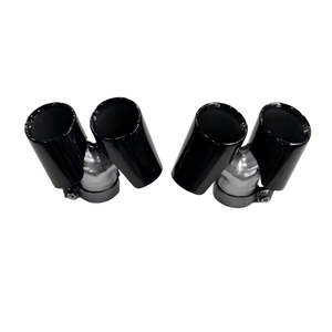 Embouts d'échappement quadruples en titane noir de haute qualité adaptés à la Porsche 911.1/911.2  992044207  992044230  081100800009G - Product Image 2