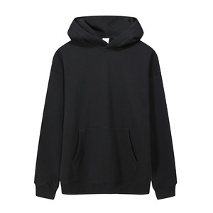 Streetwear 100% algodón para hombre 500 Gsm Oversize No String Hoody Heavyweight Dropped Shoulder Hoodie - Product Image 4