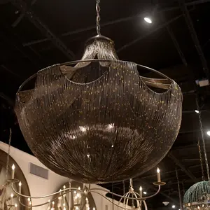 Design décoratif pendentif en fer enduit de poudre noire Offre Spéciale pendentif suspendu de meilleure qualité artisanat indien en métal - Product Image 2