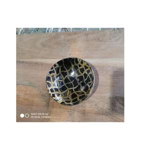 สดฮอร์นเสิร์ฟชามตกแต่งบ้านในร่มธรรมชาติตกแต่งและสีตกแต่งชาม - Product Image 5