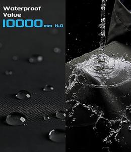 Veste à capuche en lin doublée de haute qualité, coupe classique, poids lourd, manches longues, chaude pour hommes - Product Image 6