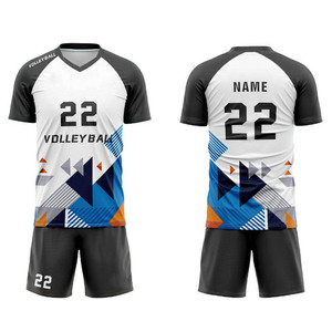 Uniforme de volley-ball, impression par sublimation, respirant, séchage rapide, matière polyester et élasthanne, parfait pour l'entraînement en salle de sport, la mode sportive - Product Image 4