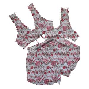 Maillot de bain 3 pièces à volants imprimé de luxe personnalisé pour femme – Collection 2026 – Vente chaude - Product Image 5