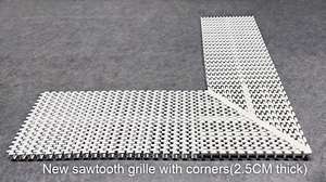 Rejilla de piscina en zigzag gruesa de 2,5 CM, equipo antideslizante, drenaje de piscina, desbordamiento, esquina, herramientas y accesorios para piscina - Product Image 5