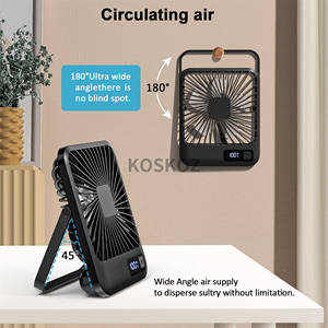 Ventilador de Escritorio Personal Plegable con Inclinación de 180°, Recargable por USB, Mini Ventilador de Mano con Motor Potente - Product Image 3