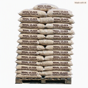 Granulés de bois 8 mm, briquettes beiges, 100 % fibres de bois, en sacs, approvisionnement en vrac pour poêles et chauffage industriel - Product Image 5