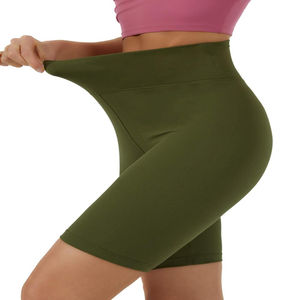 Pantalones cortos de Yoga para mujer, novedad en diseño, ligeros, suaves, transpirables, sostenibles, de color personalizado - Product Image 5