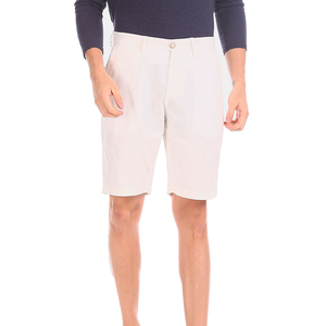 กางเกงขาสั้นลำลองสำหรับผู้ชายผ้าคอตตอนแห้งเร็วระบายอากาศได้ดีเป็นมิตรกับสิ่งแวดล้อมสไตล์สตรีทสีขาว - Product Image 6