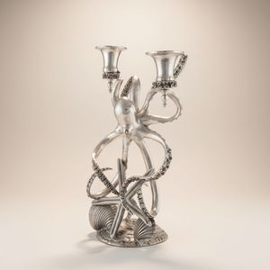 Stylish Aluminum Octopus Candle Holder Enhancing Interior <b>Aesthetics</b> With Ocean Inspired Decorative Appeal - Product Image 3