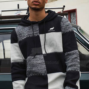 Sudadera con Capucha Estilosa con Bloques de Color para Invierno, Sudadera con Capucha Estilosa con Bloques de Color Sólido Estampada Personalizada a un Precio Razonable - Product Image 4