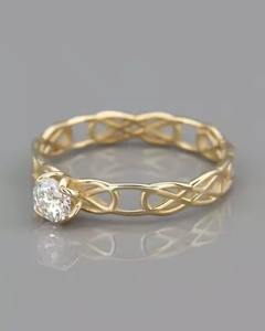 GIA IGI Naturel VVS Lab Grown 2ct Marquise Bague de mariage solitaire en or jaune 14K Bague de fiançailles Marquise Fabricant CVD - Product Image 2