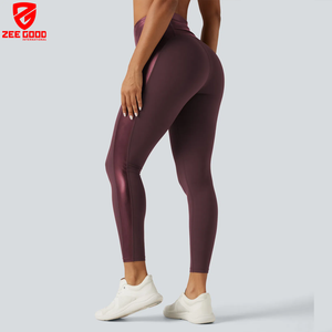 Leggings de yoga et de fitness taille haute pour femme, extensibles dans les 4 sens, sans couture avant, pour l'entraînement - Product Image 3