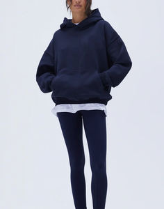 Conjunto de Sudadera con Capucha y Pantalones Deportivos Transpirables de Algodón para Hombre, Talla Grande, Invierno, Sudaderas con Capucha Bordadas Personalizadas de Alta Calidad, 100% Algodón - Product Image 2