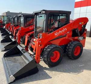 Vente chaude USA Kubota Skid Steer Loader Utilisé Bobcat Chargeuse sur pneus Bon état Caterpillar Moteur Hydac Hydraulique Cylindre Godet - Product Image 1